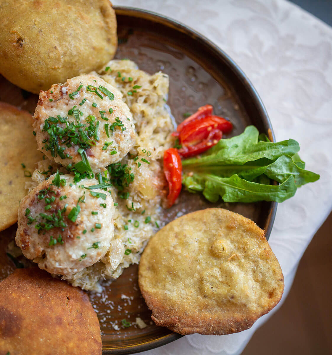 Culinary delights - detail - potatoes & dumplings - Hotel Amaten